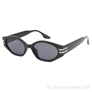 Oval Retro Womens-Narrow Cat Eye Fashion แว่นตาวินเทจ